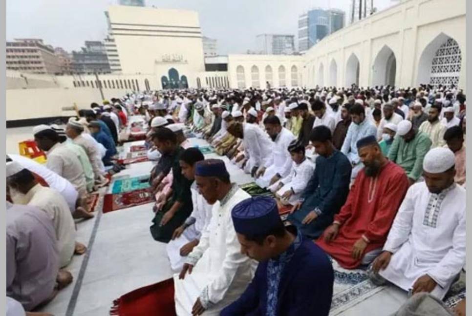 Five Eid jamaats at Baitul Mukarram National Mosque