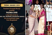 Rezwana Chowdhury Bannya receives Padma Shri Award


