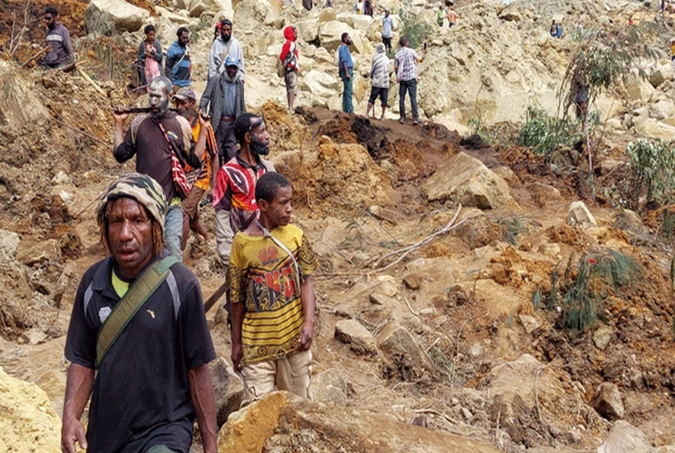 Over 2,000 people buried in landslide: PNG govt