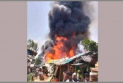 Over 200 shanties gutted in Rohingya camp fire