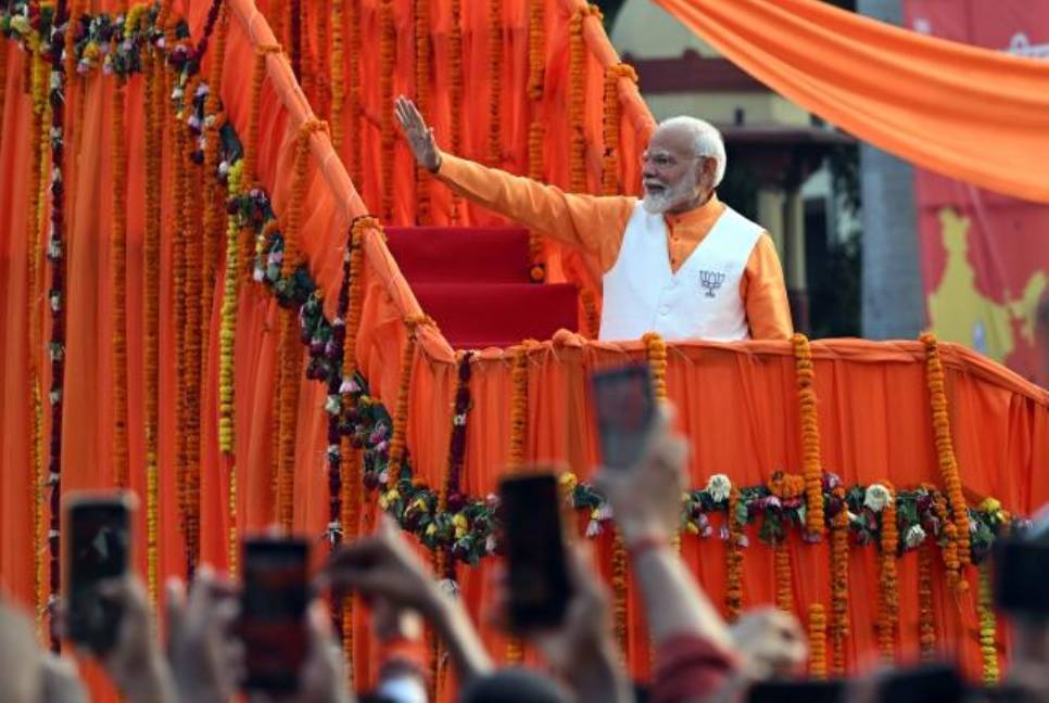Modi claims third election victory