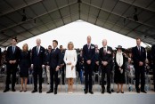 Biden warns democracy 'at risk' as leaders mark D-Day



