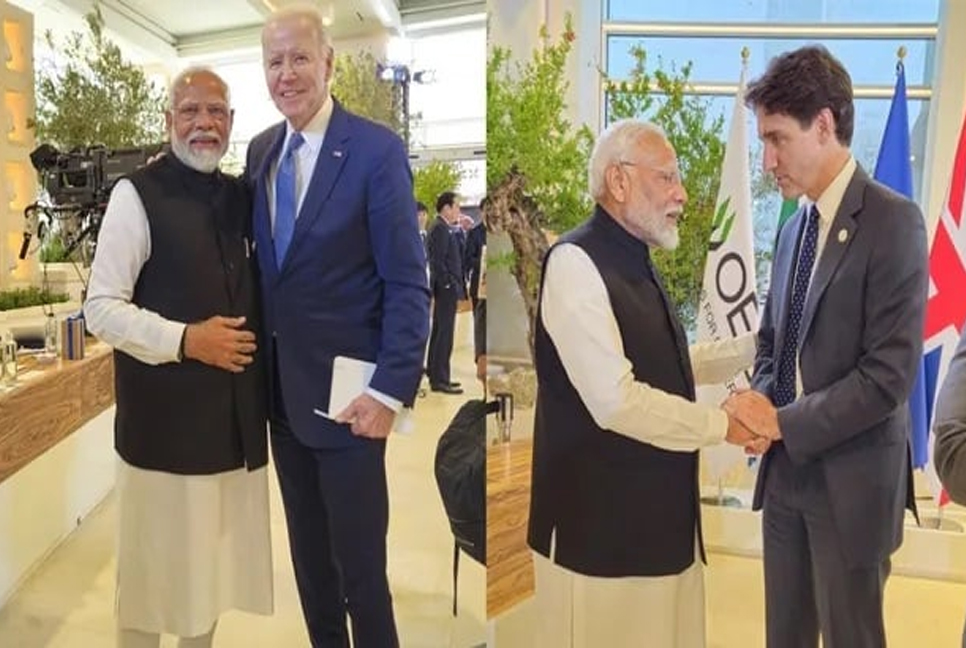 Modi holds separate conversations with Biden and Trudeau
