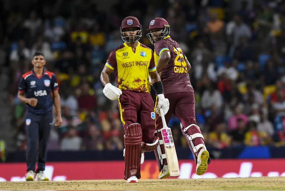 West Indies beat USA by 9 wickets