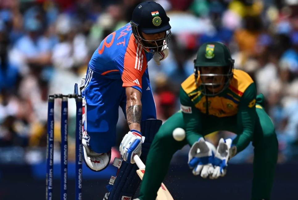 T20 World Cup final: India set 177-run target for South Africa