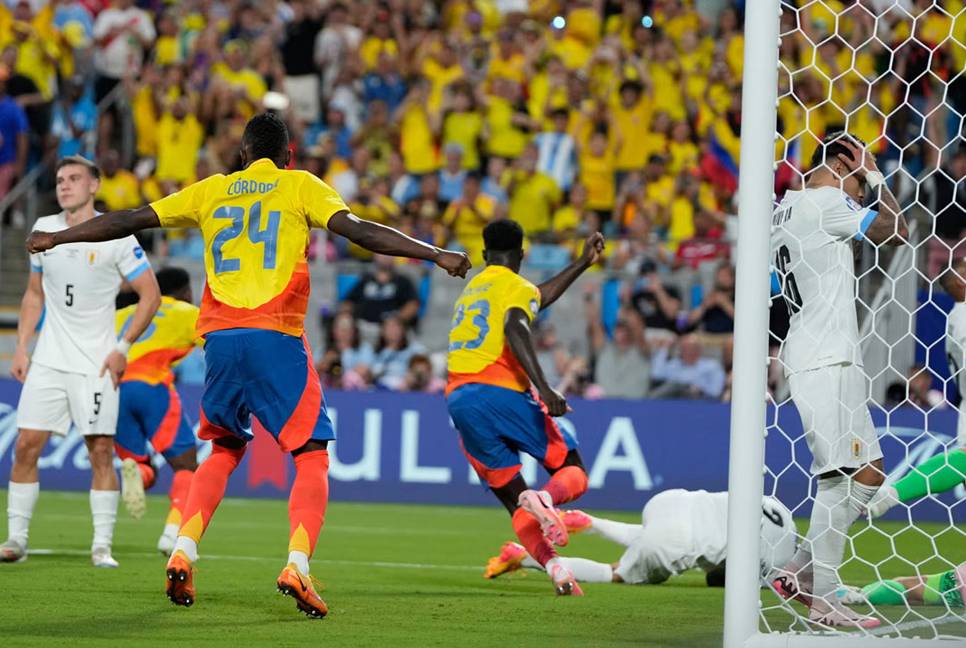 Copa America: Colombia defeat Uruguay to reach final