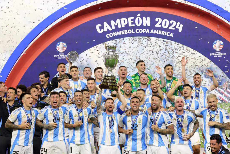 Argentina become Copa America champions for successive 2nd time