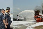 Bangladesh Navy demonstrates exemplary rescue skills in controlling fires on BSC ships, provides medical assistance